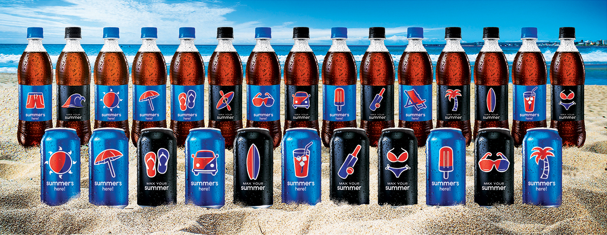 Energi Packaging Design Agency Specialists Creative Inspire Transform Pepsi Max Your Summer Campaign Can Bottle Label Beach