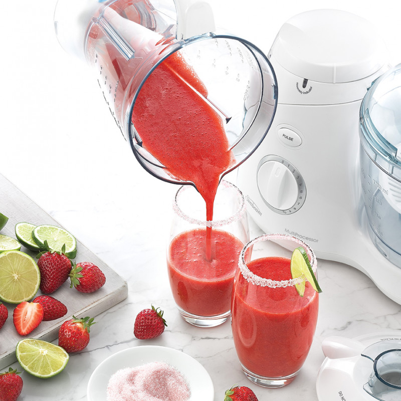 Energi Packaging Design Agency Specialists Product Lifestyle Photography Fresh Fruit Strawberry Lime Sugar Smoothie Healthy Drink Juice Glass Pitcher Blender