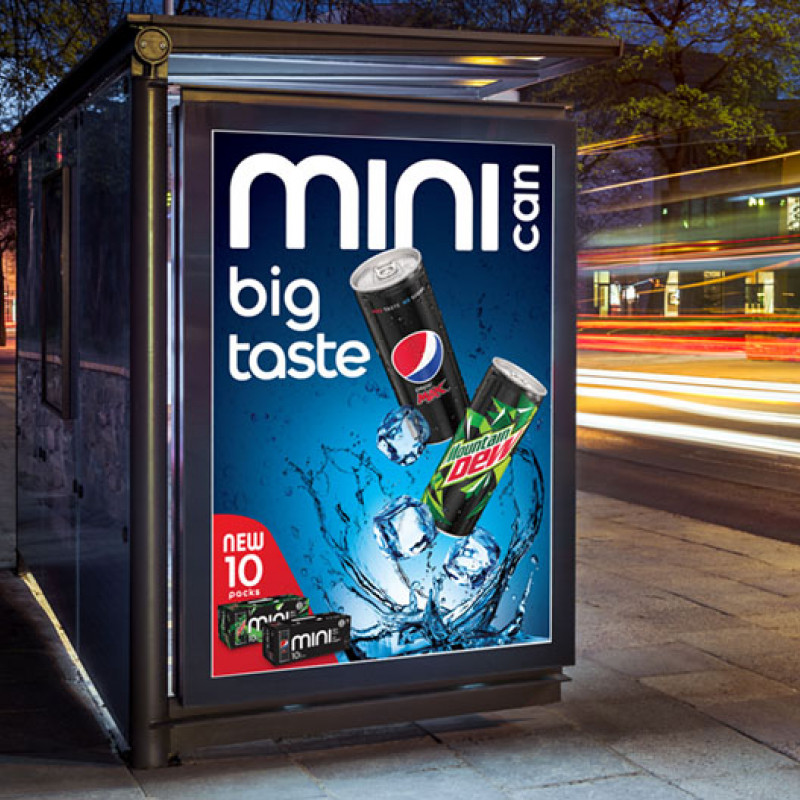 Energi Design Pepsi Minis POS for New Zealand.