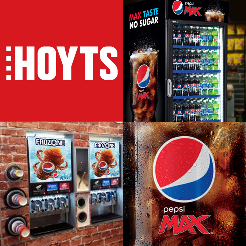 Energi Retail Design for Pepsi and Hoyts Cinemas Australia and New Zealand